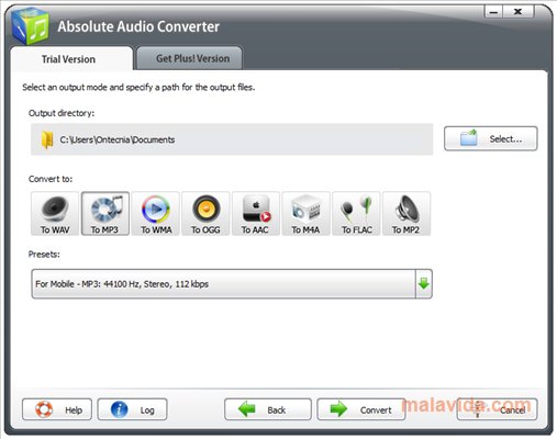 Absolute Audio Converter App Preview