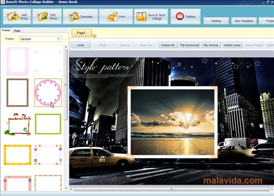 Boxoft Photo Collage Builder App Preview