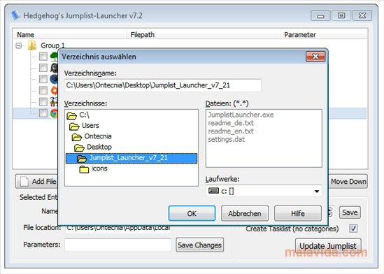 Jumplist Launcher App Latest Version for PC Windows 10