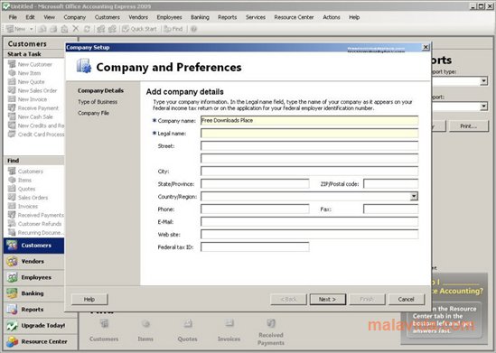 Office Accounting Express App Preview