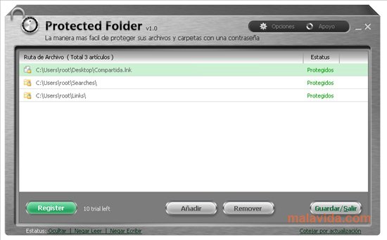 Protected Folder App Latest Version for PC Windows 10