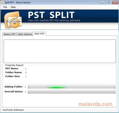 SysTools Split PST App Preview