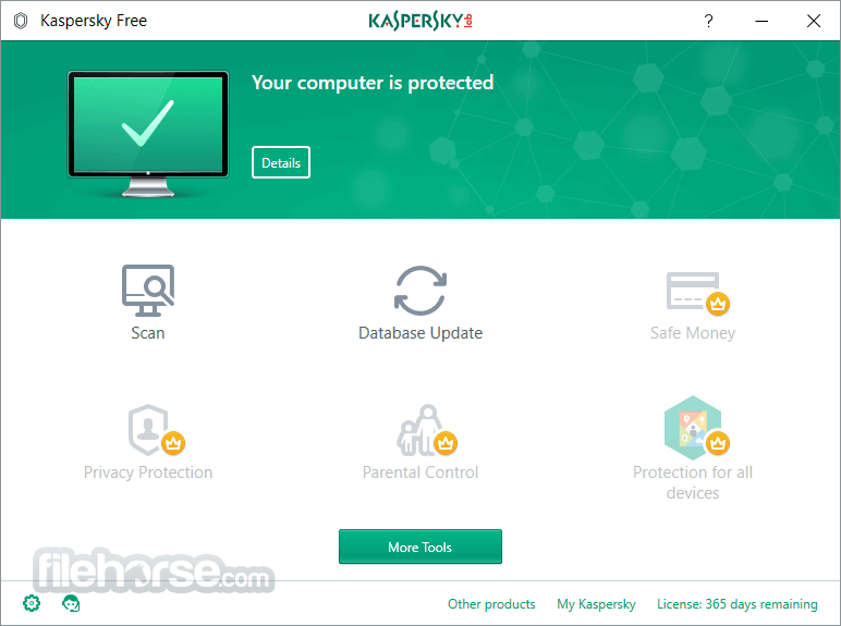 Kaspersky Free App for PC Windows 10 Last Version