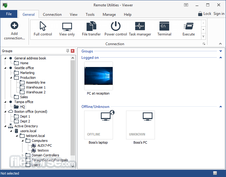Remote Utilities - Viewer App for PC Windows 10 Last Version